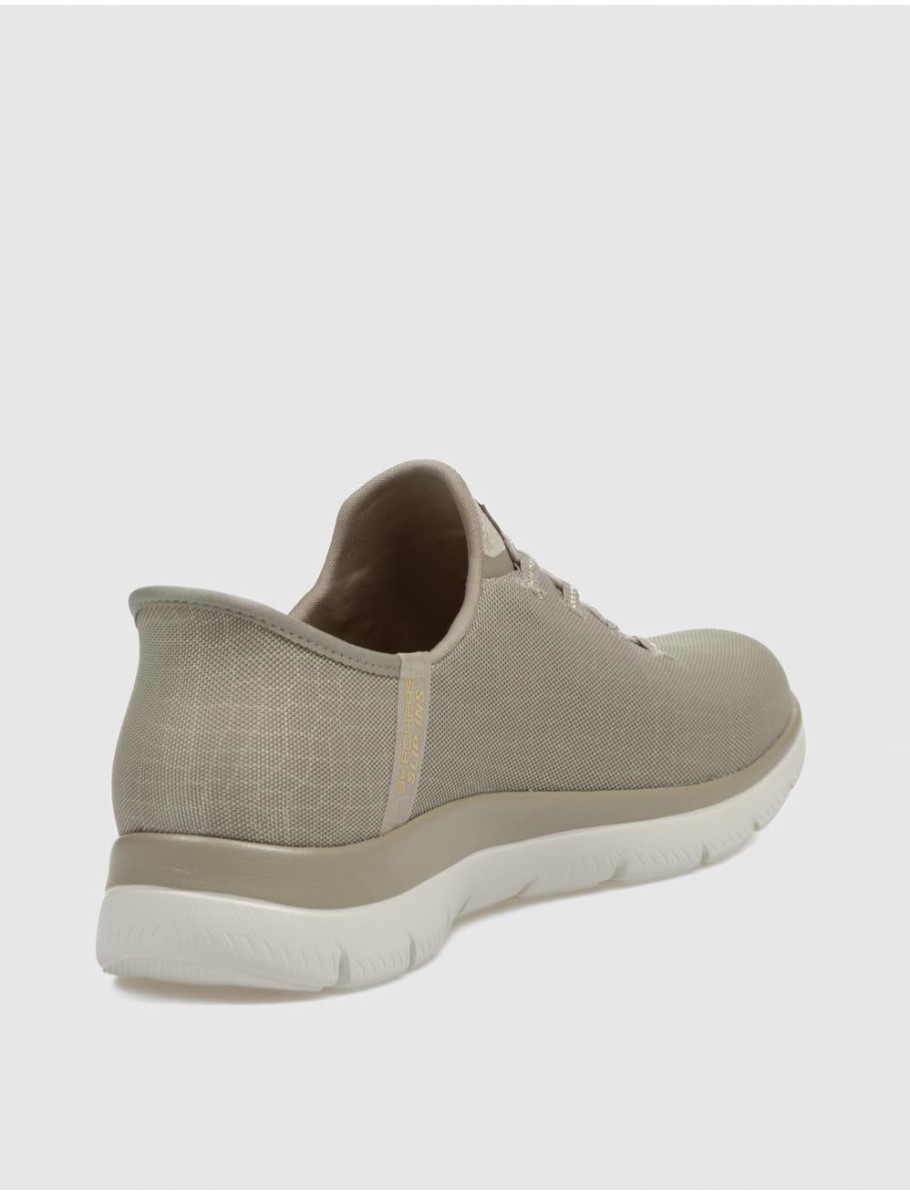 ZAPATILLA SKECHERS SLIP INS SUMMITS CLASSY NIG TAUPE