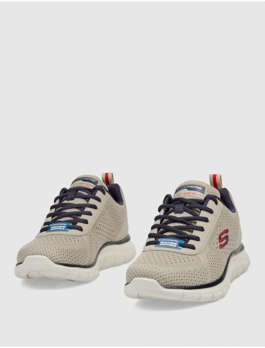 ZAPATILLA SKECHERS TRACK LESHUR TAUPE