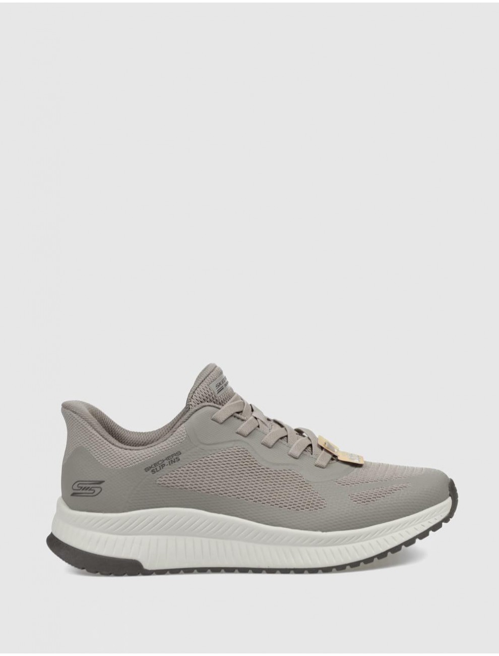 ZAPATILLA SKECHERS BOBS SPORT SQUAD CH TAUPE