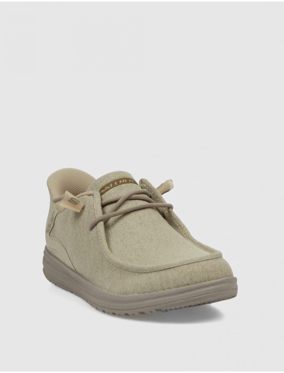 ZAPATILLA SKECHERS SLIP INS RELAXED FIT MELSON TAUPE