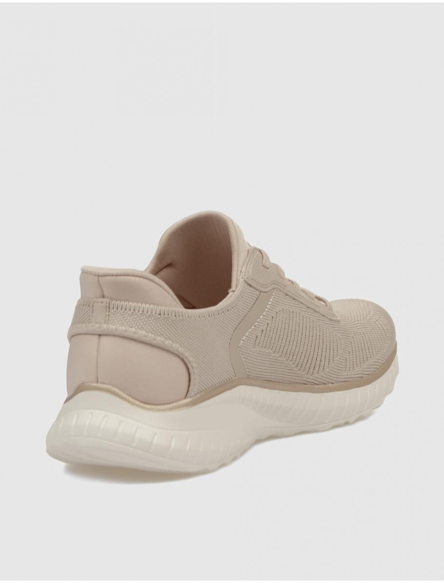 ZAPATILLA SKECHERS BOBS SPORT SQUAD CH NATURAL