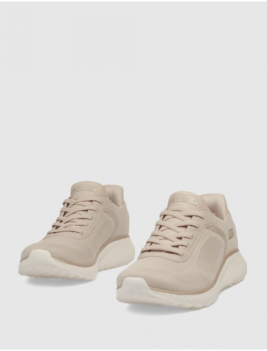 ZAPATILLA SKECHERS BOBS SPORT SQUAD CH NATURAL