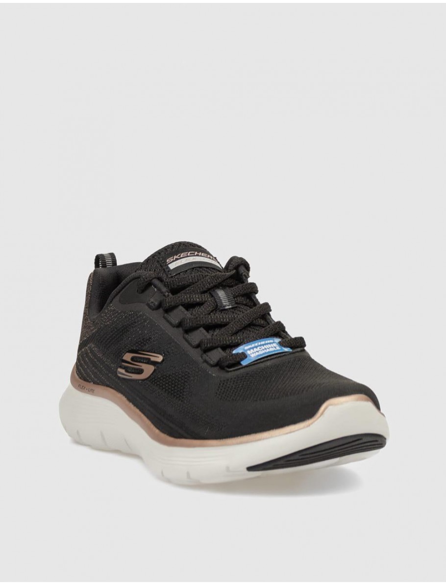 ZAPATILLA SKECHERS FLEX APPEAL 50 NEGRO