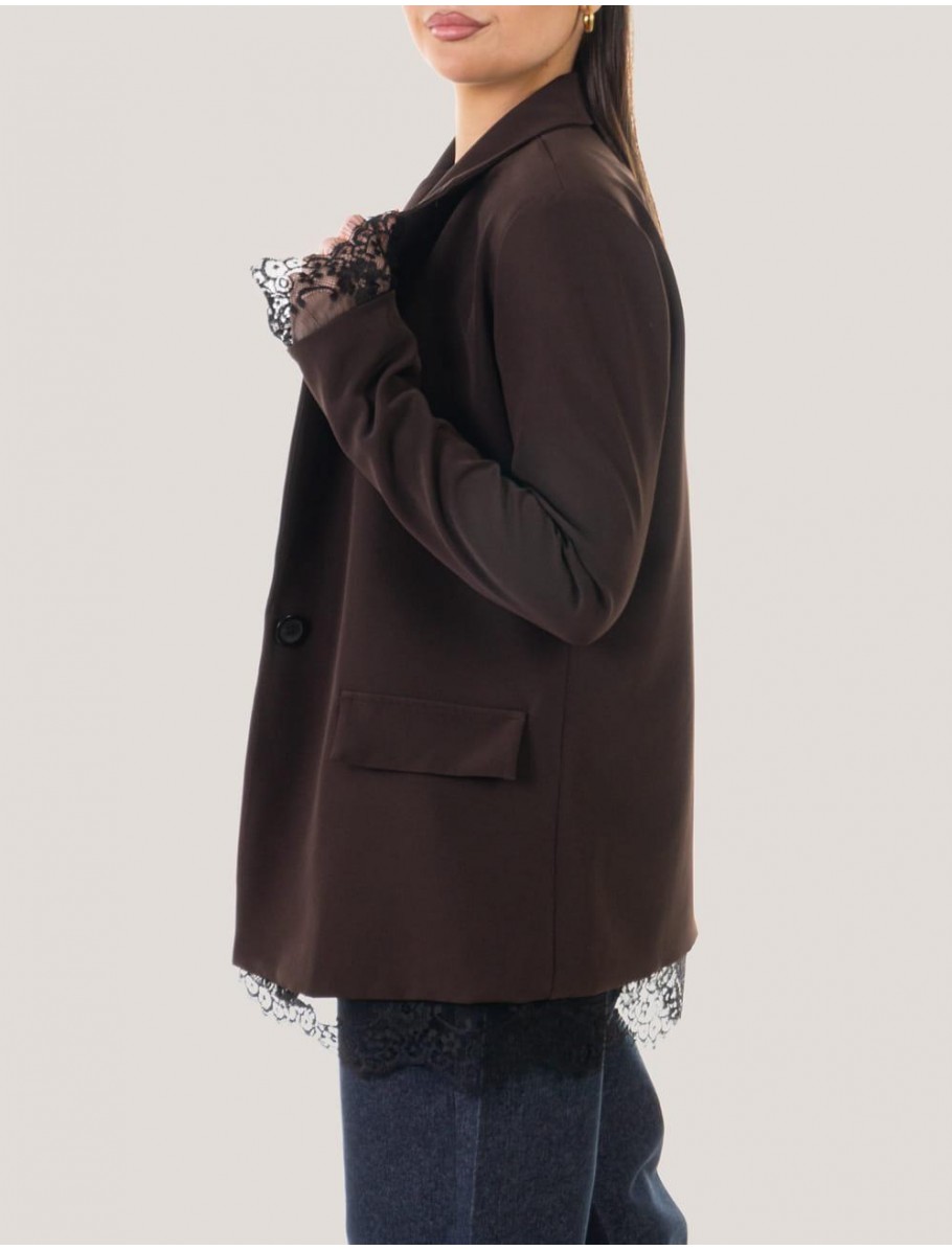 CHAQUETA OBVIO AIXA MARRoN