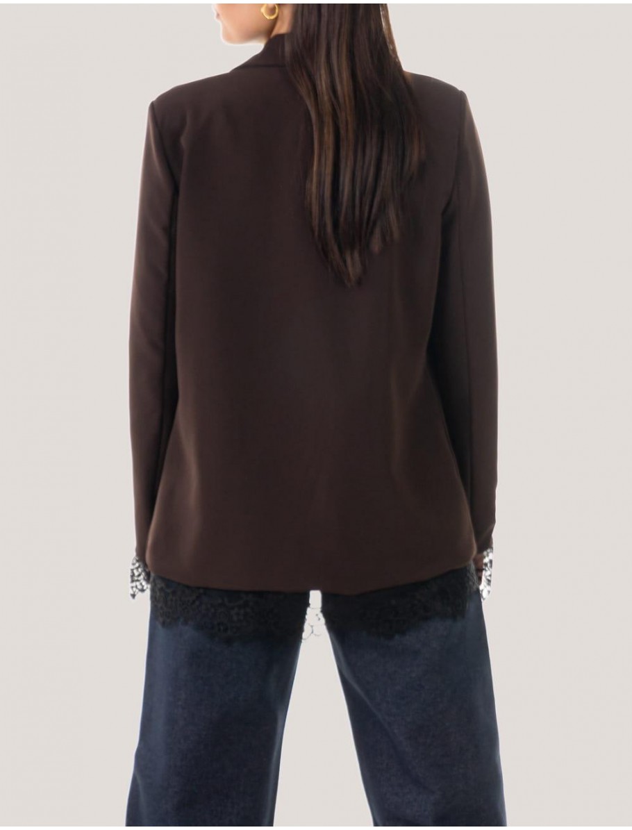 CHAQUETA OBVIO AIXA MARRoN