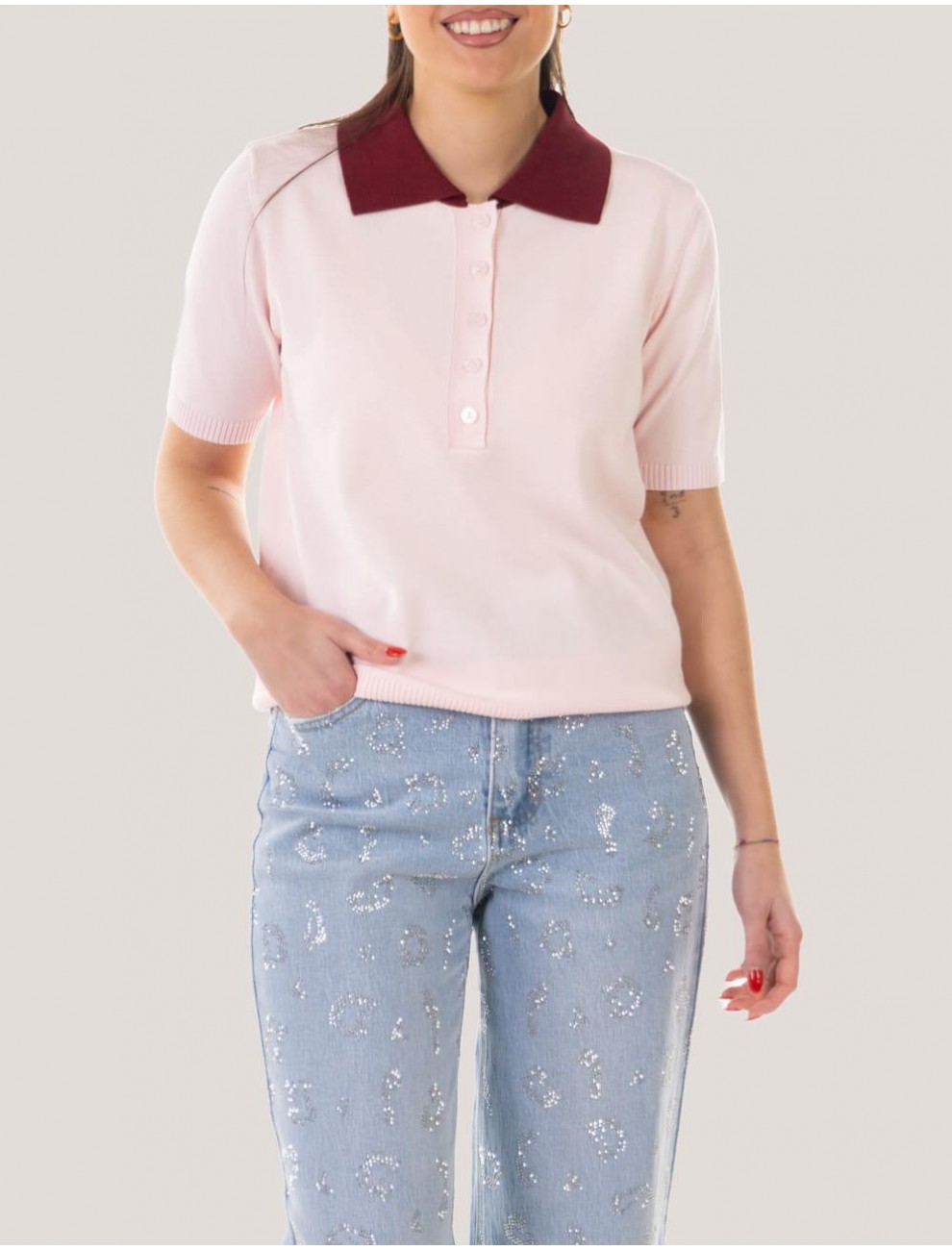 CAMISETA OBVIO CUERIL ROSA