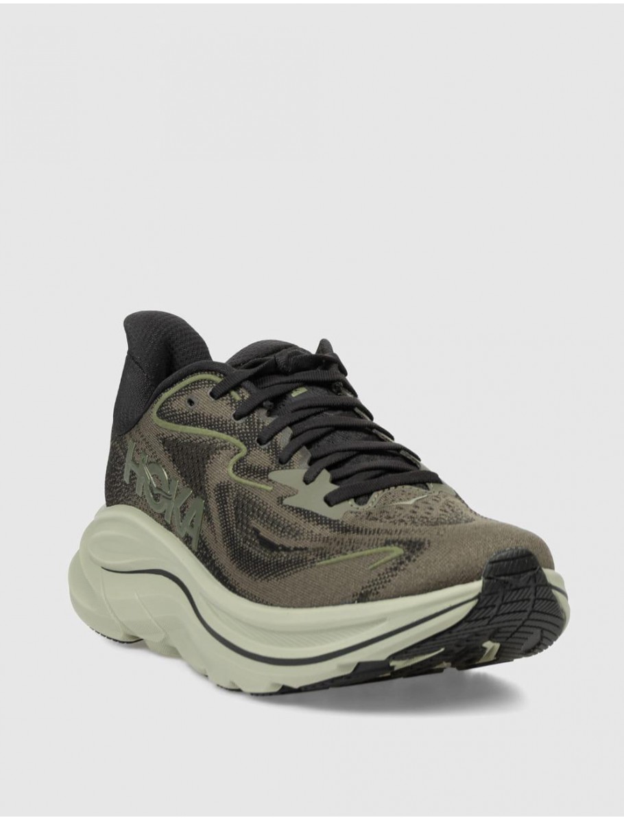 ZAPATILLA HOKA CLIFTON10 NEGRO
