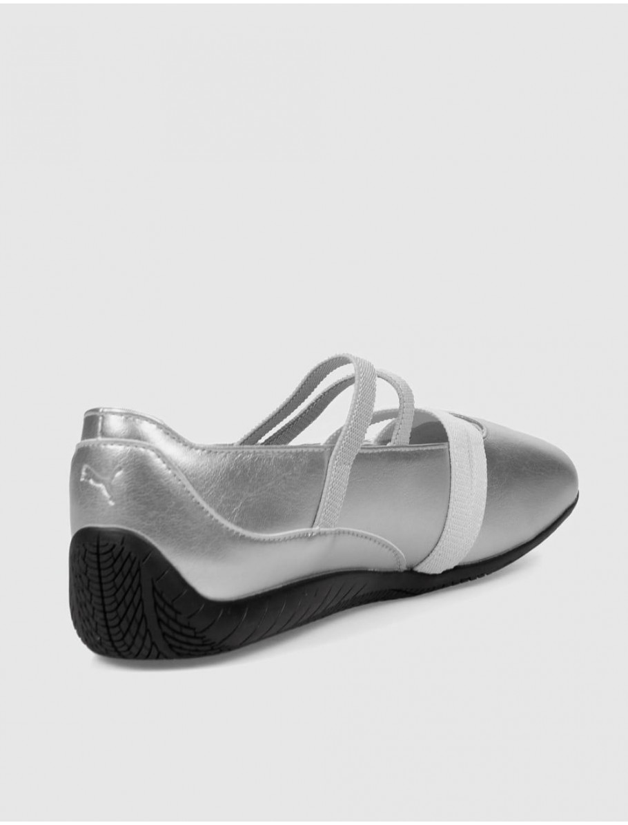 ZAPATILLA PUMA SPEEDCAT BALLET METALLIC PLATA