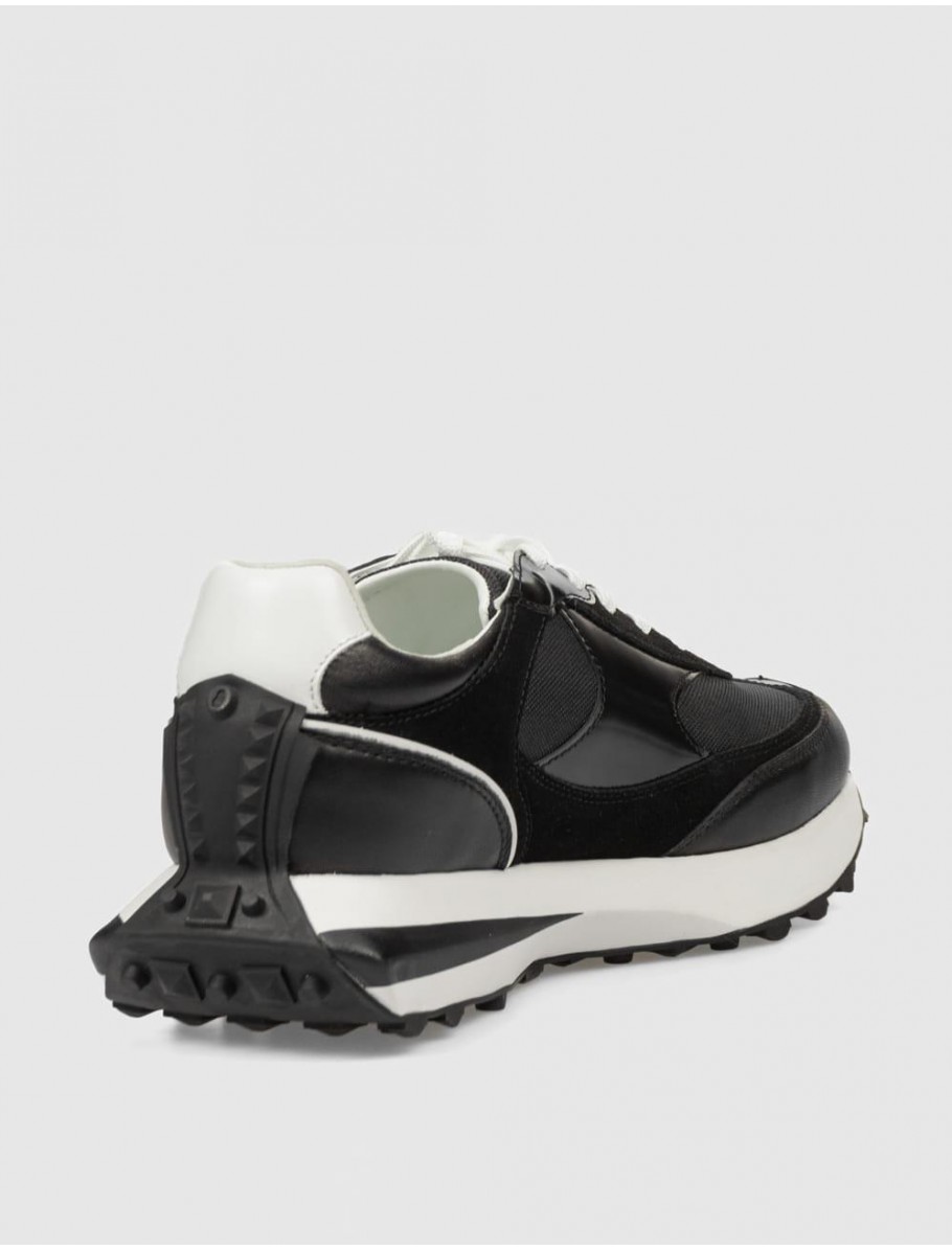 ZAPATILLA KARL LAGERFED ZONE NFT LO LACE MIX NEGRO