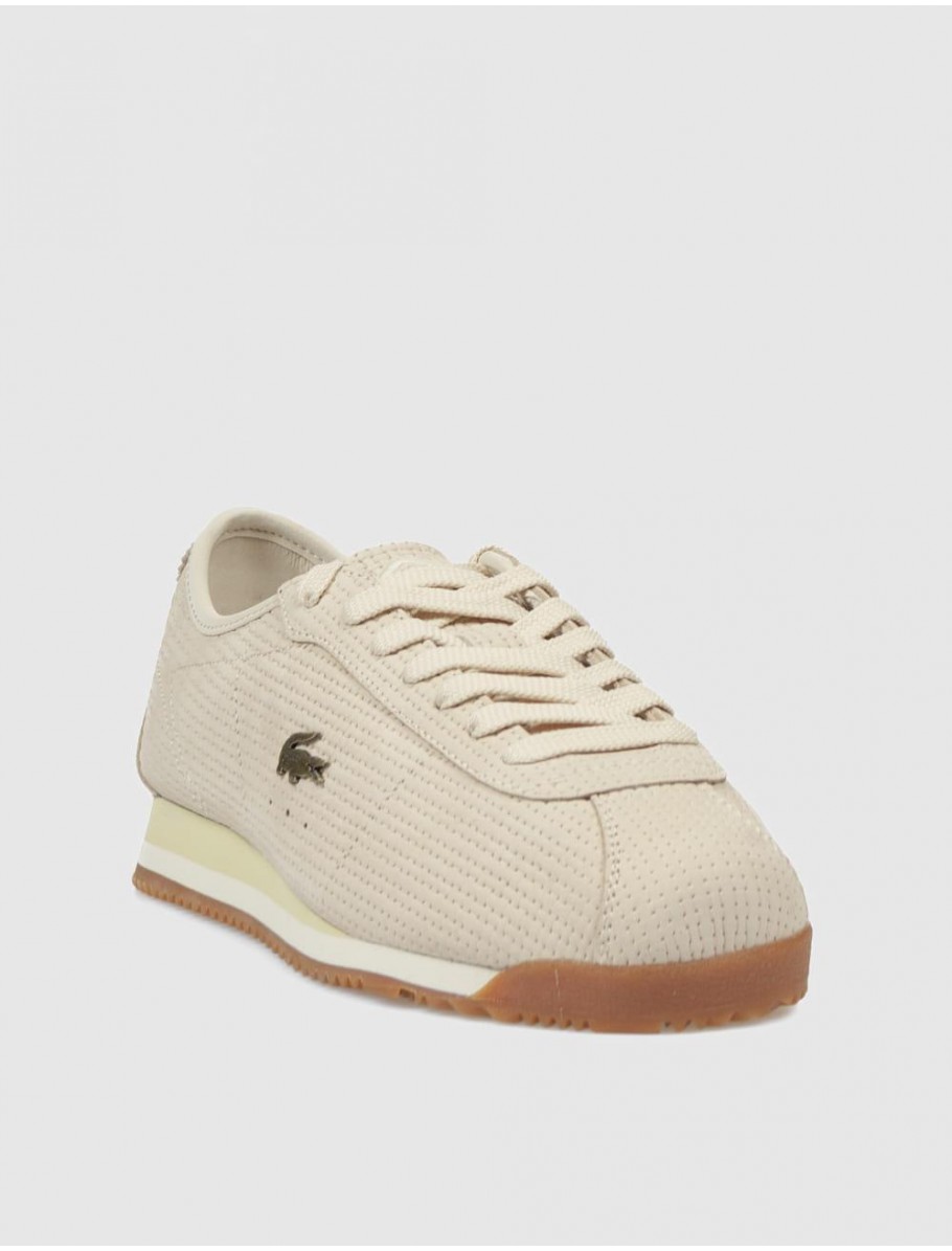 ZAPATILLA LACOSTE CLUB LOW BEIG