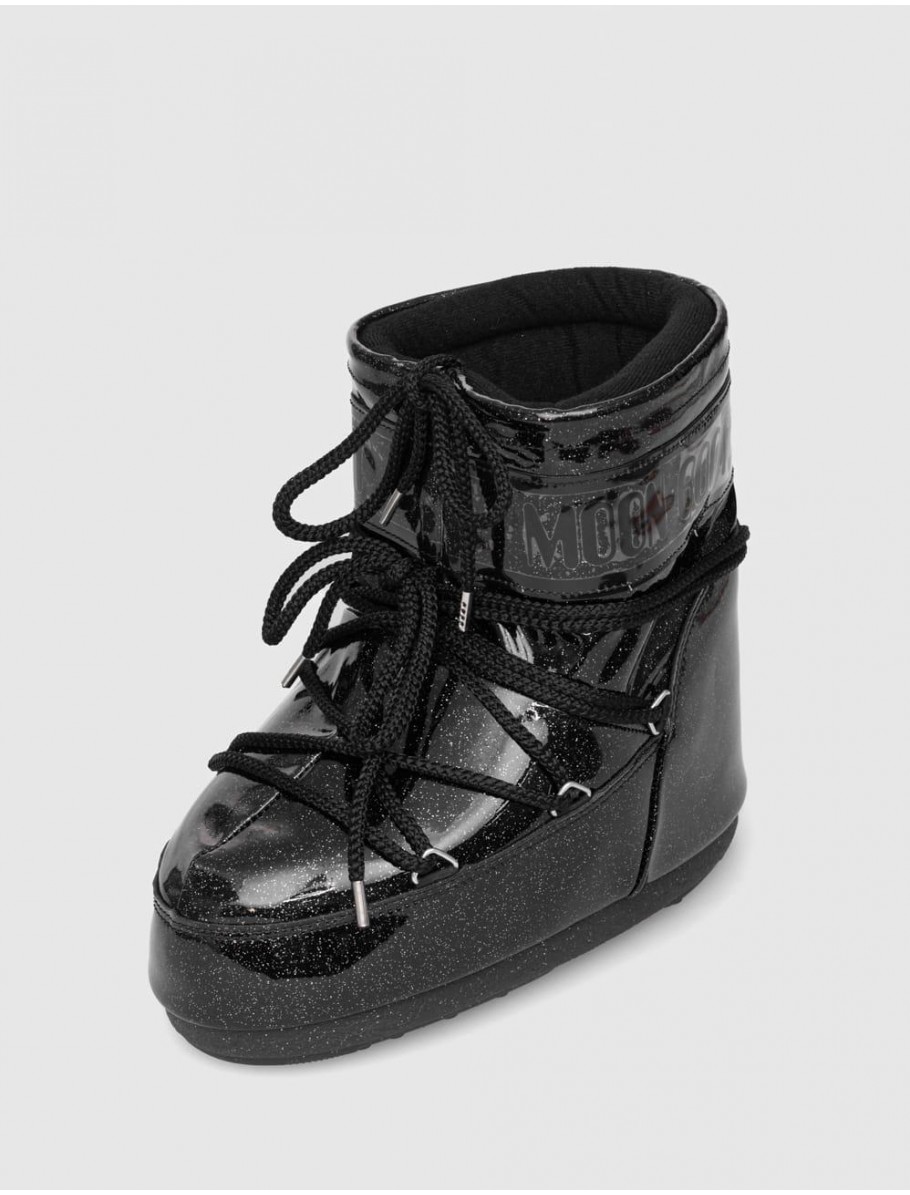BOTiN MOON BOOT ICON LOW GLITTER NEGRO