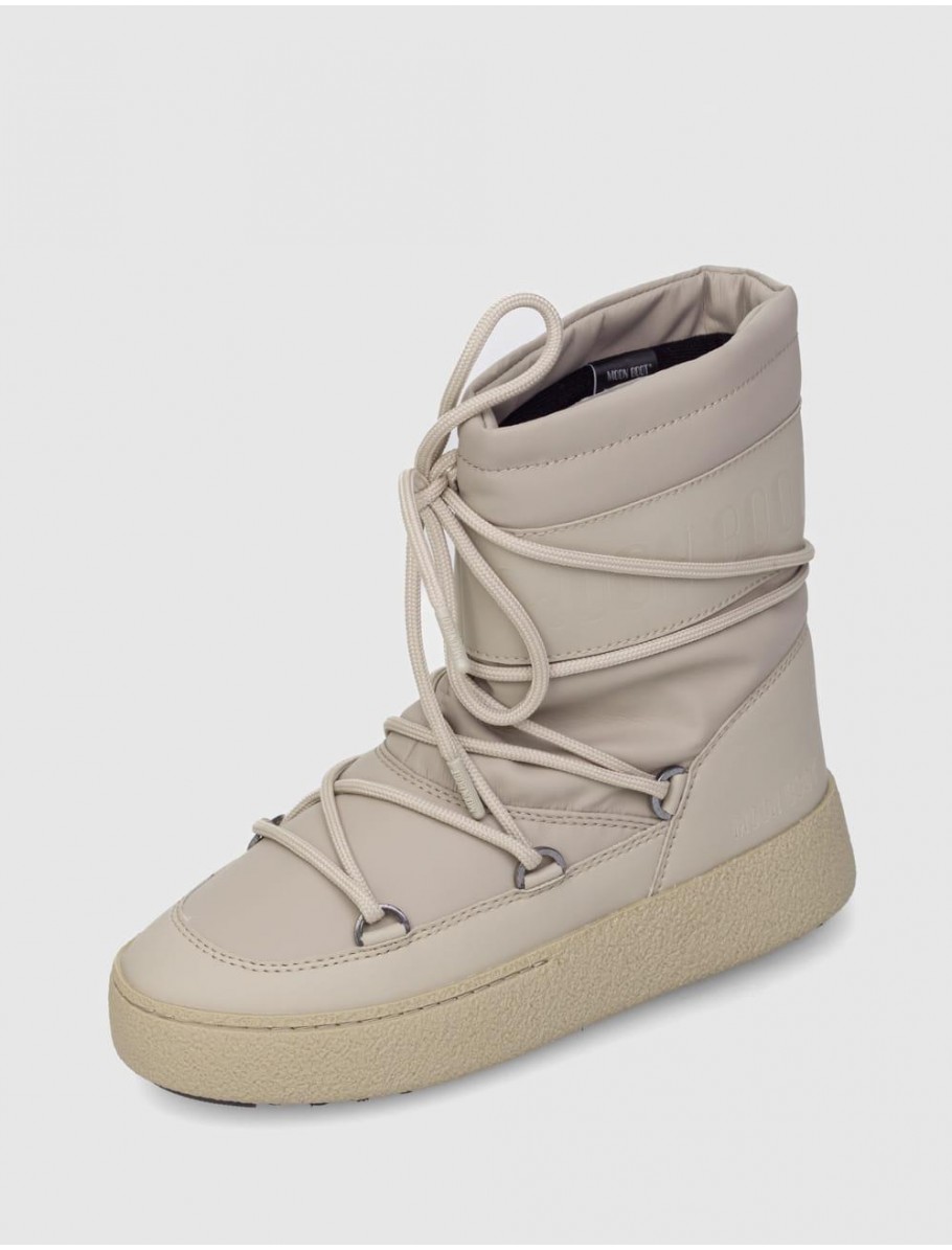 BOTiN MOON BOOT TRACK TUBE RUBBER BEIG