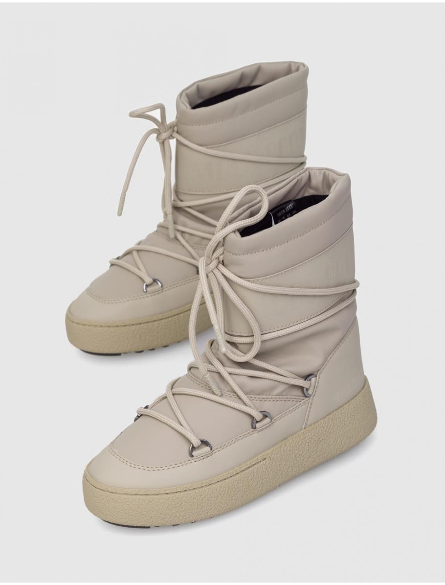 BOTiN MOON BOOT TRACK TUBE RUBBER BEIG