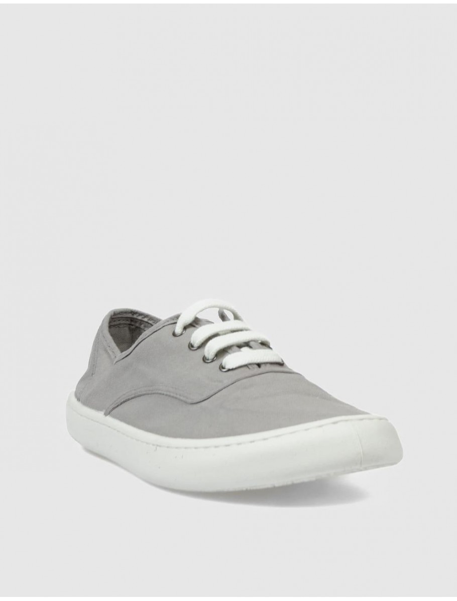ZAPATILLA BAREFOOT VICTORIA OLMO BAREFOOT LONA GRIS