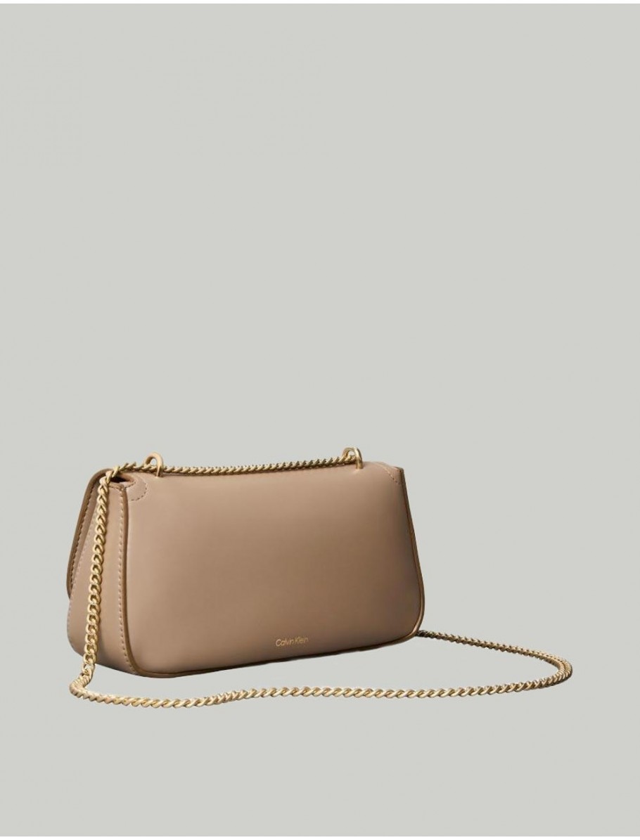BOLSO CALVIN KLEIN CK CONVERTIBLE CHAIN SMALL BAG TAUPE