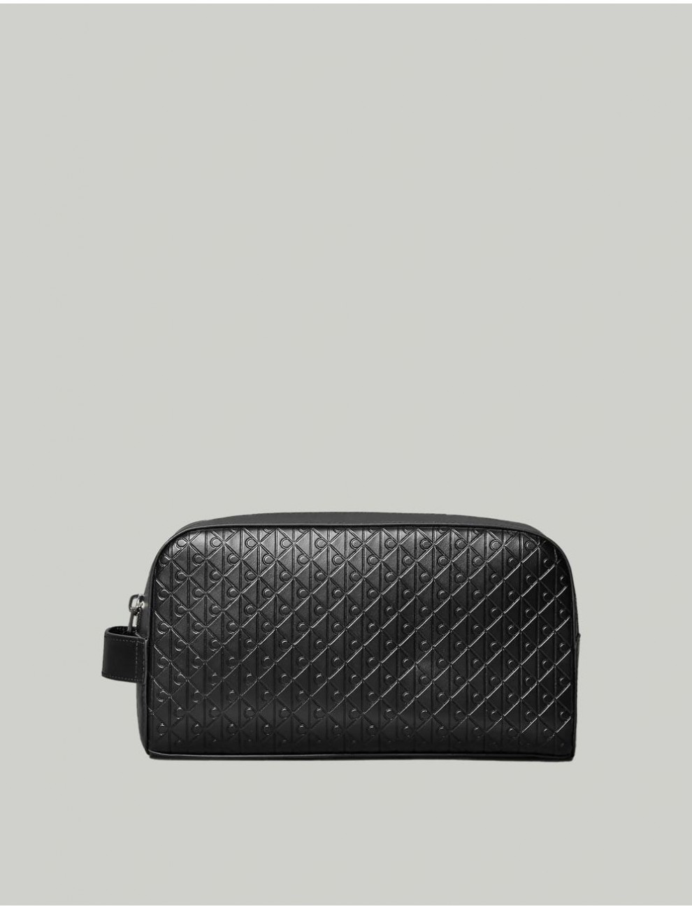 NECESER CALVIN KLEIN EMBOSSED EMBLEM WASHBAG NEGRO