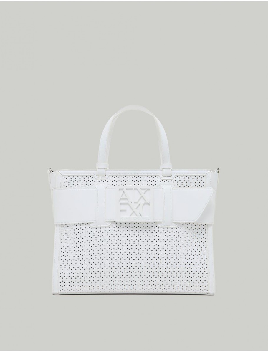 BOLSO ARMANI EXCHANGE XW000392 BLANCO