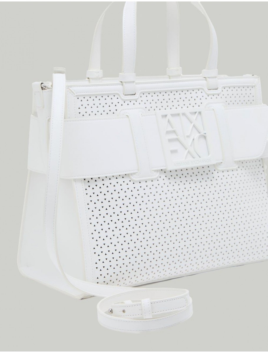 BOLSO ARMANI EXCHANGE XW000392 BLANCO