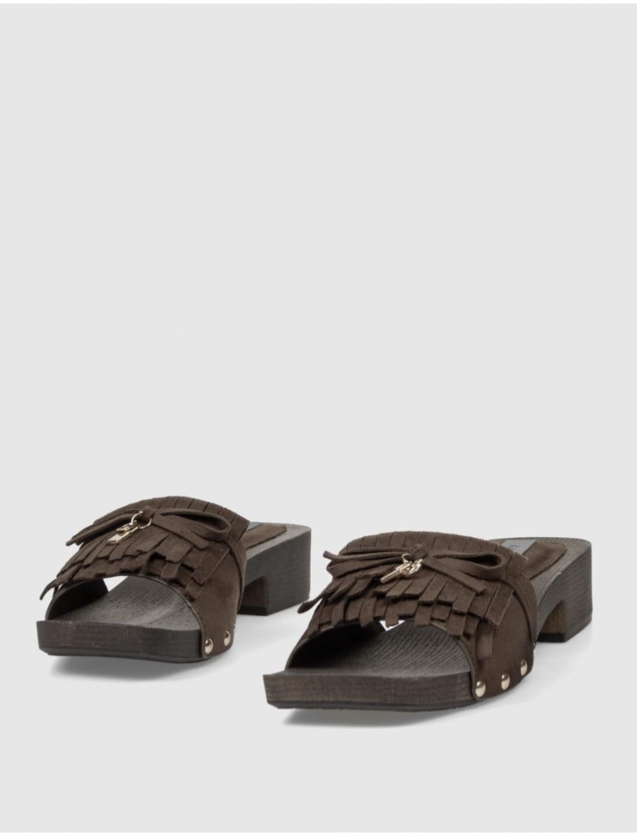 SANDALIA KAMOME TRENDS CORTES MARRoN