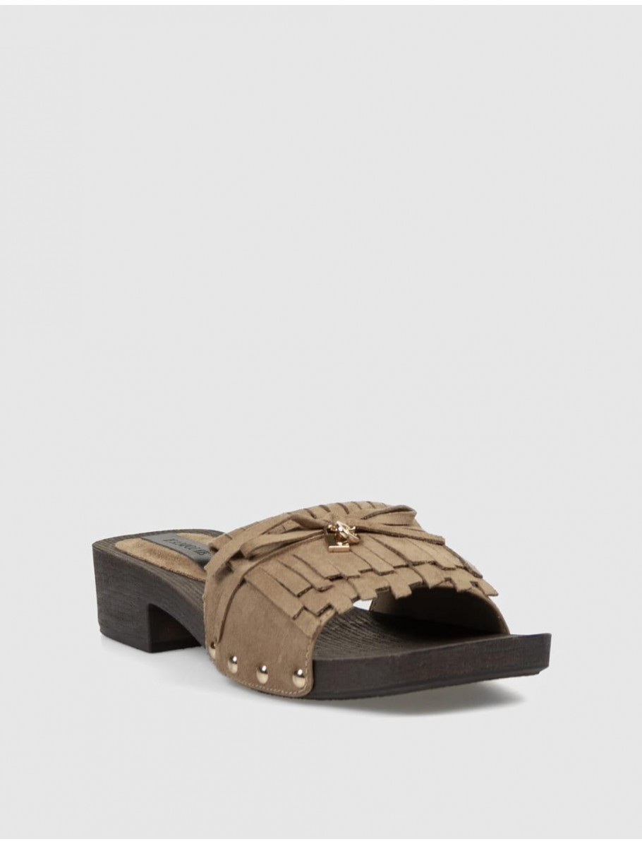 SANDALIA KAMOME TRENDS CORTES BEIG