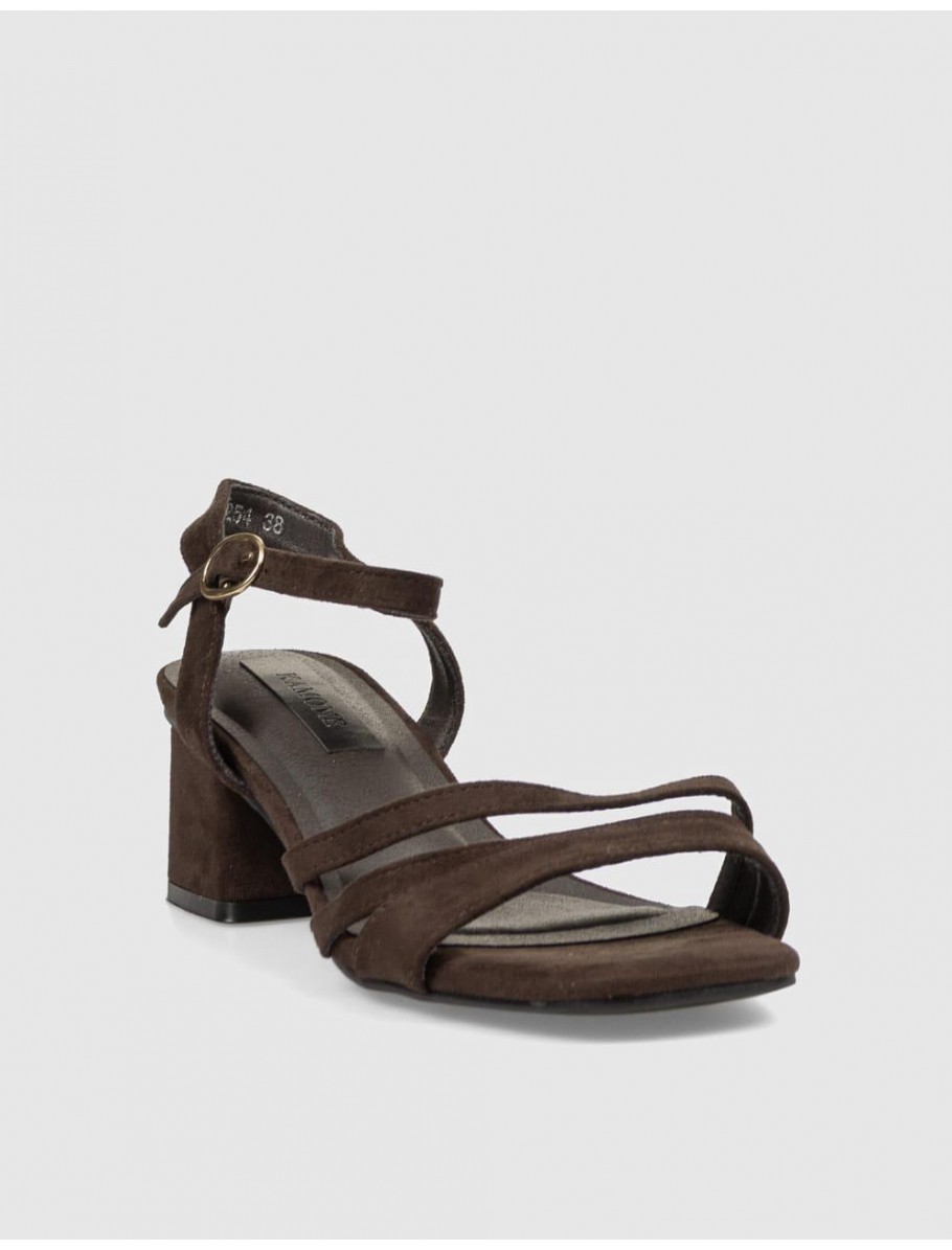 SANDALIA KAMOME TRENDS LINA MARRoN