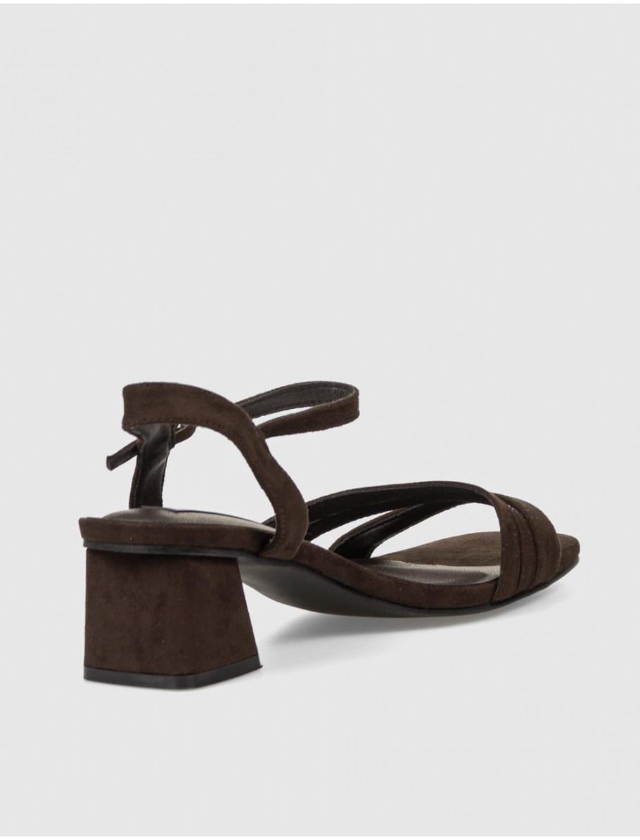 SANDALIA KAMOME TRENDS LINA MARRoN