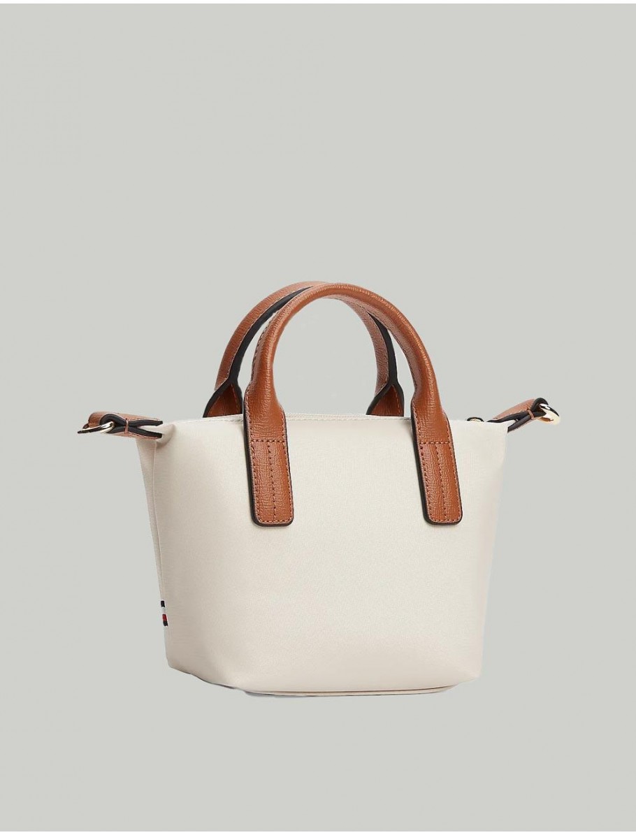 BOLSO TOMMY HILFIGER POPETTE MINI TOTE BLANCO