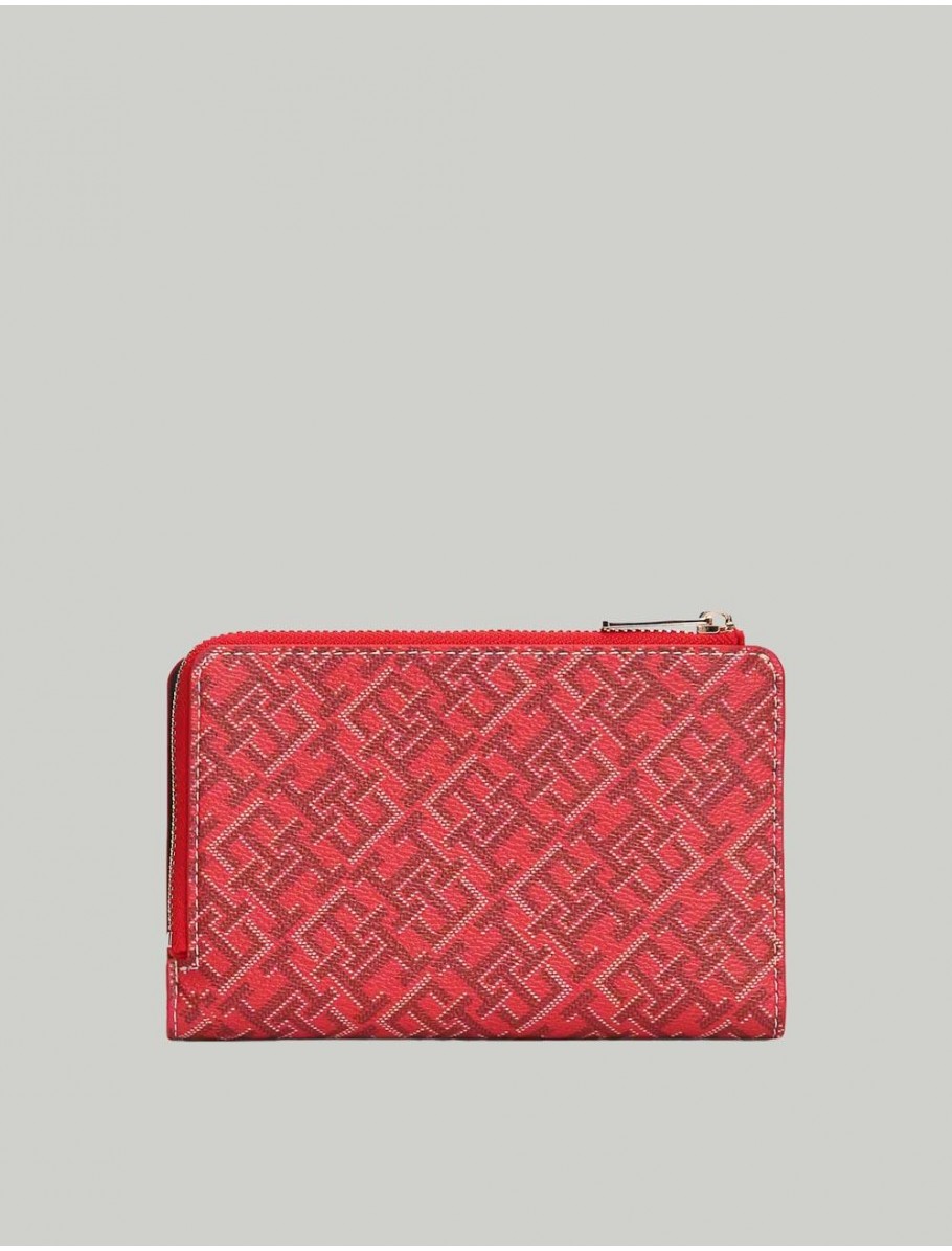 CARTERA TOMMY HILFIGER TH ICON BIFOLD WALLET ROJO
