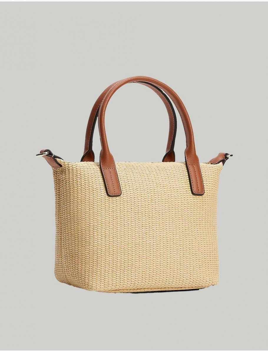 BOLSO TOMMY HILFIGER POPETTE MINI TOTE NATURAL