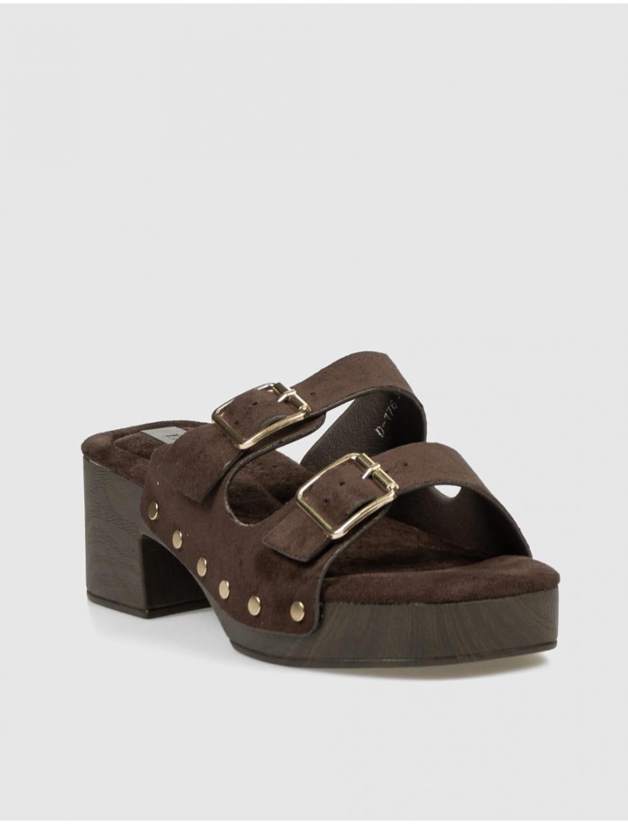 SANDALIA KAMOME TRENDS LUCCI MARRoN