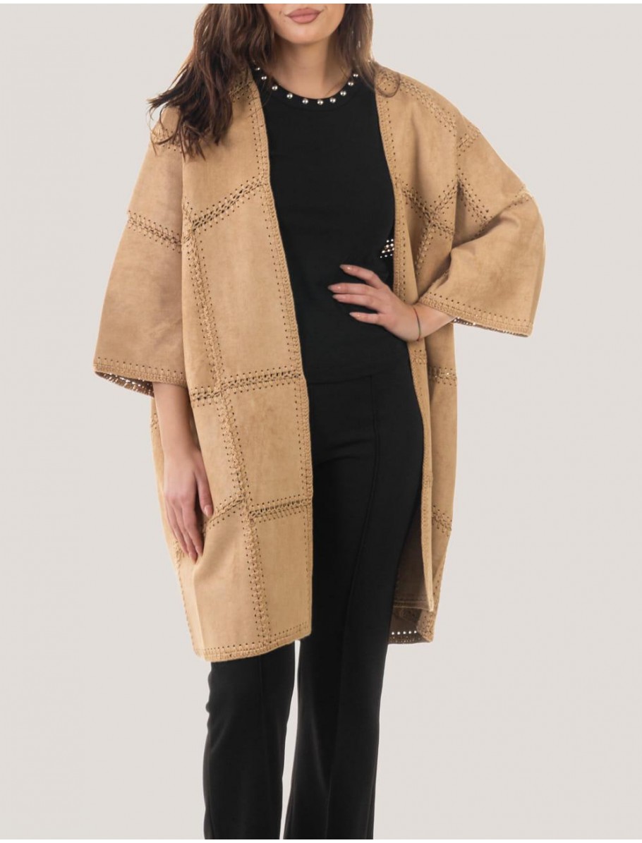 CHAQUETA OBVIO ILYRA CaMEL