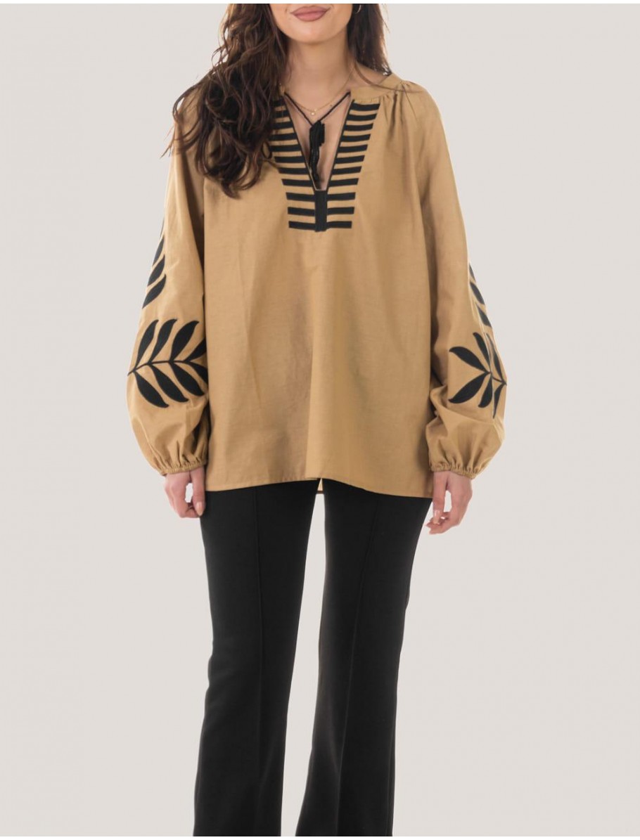 CAMISA OBVIO HOLINA CaMEL