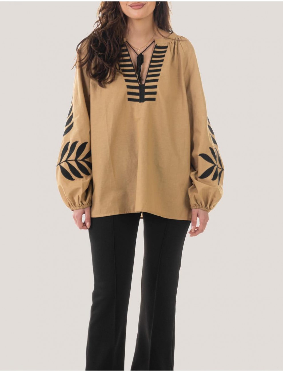 CAMISA OBVIO HOLINA CaMEL