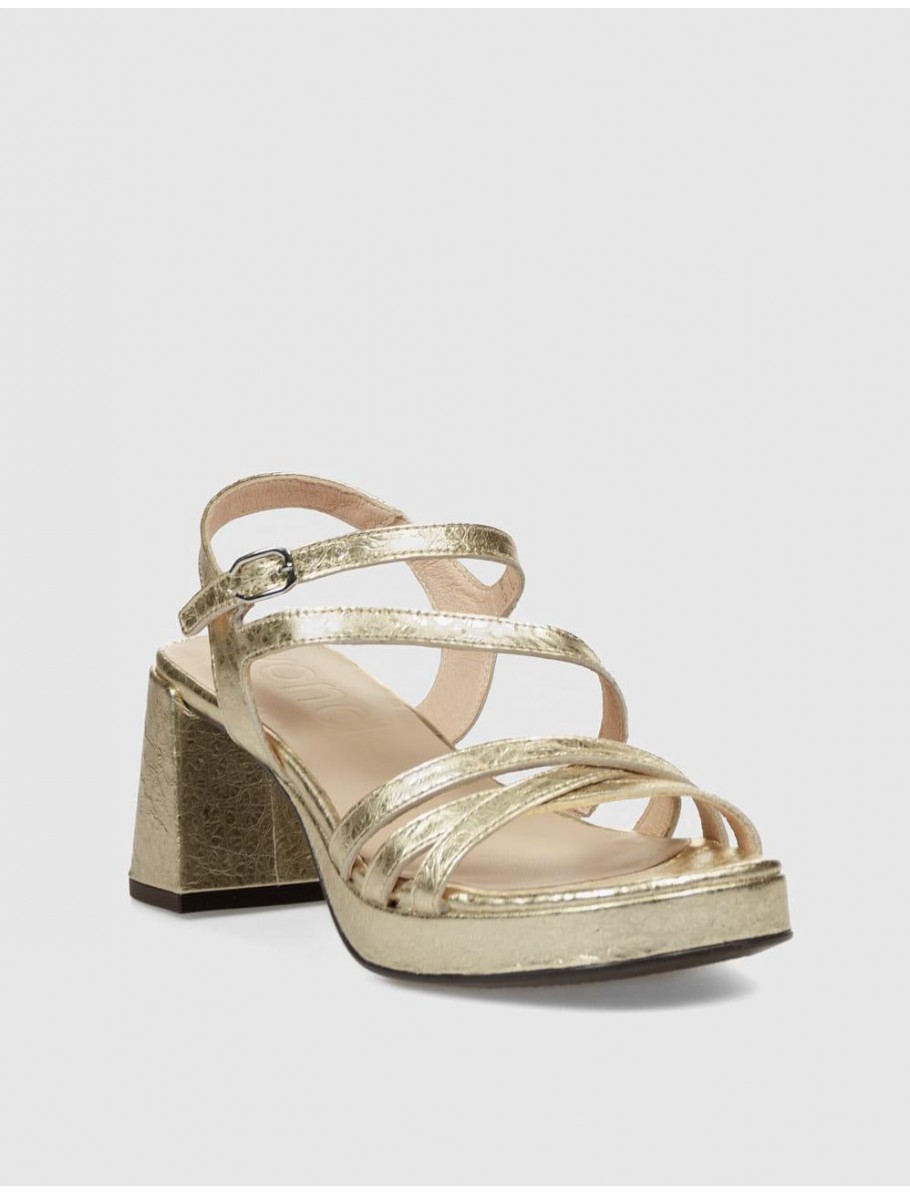 SANDALIA WONDERS G 6821 PLATINO