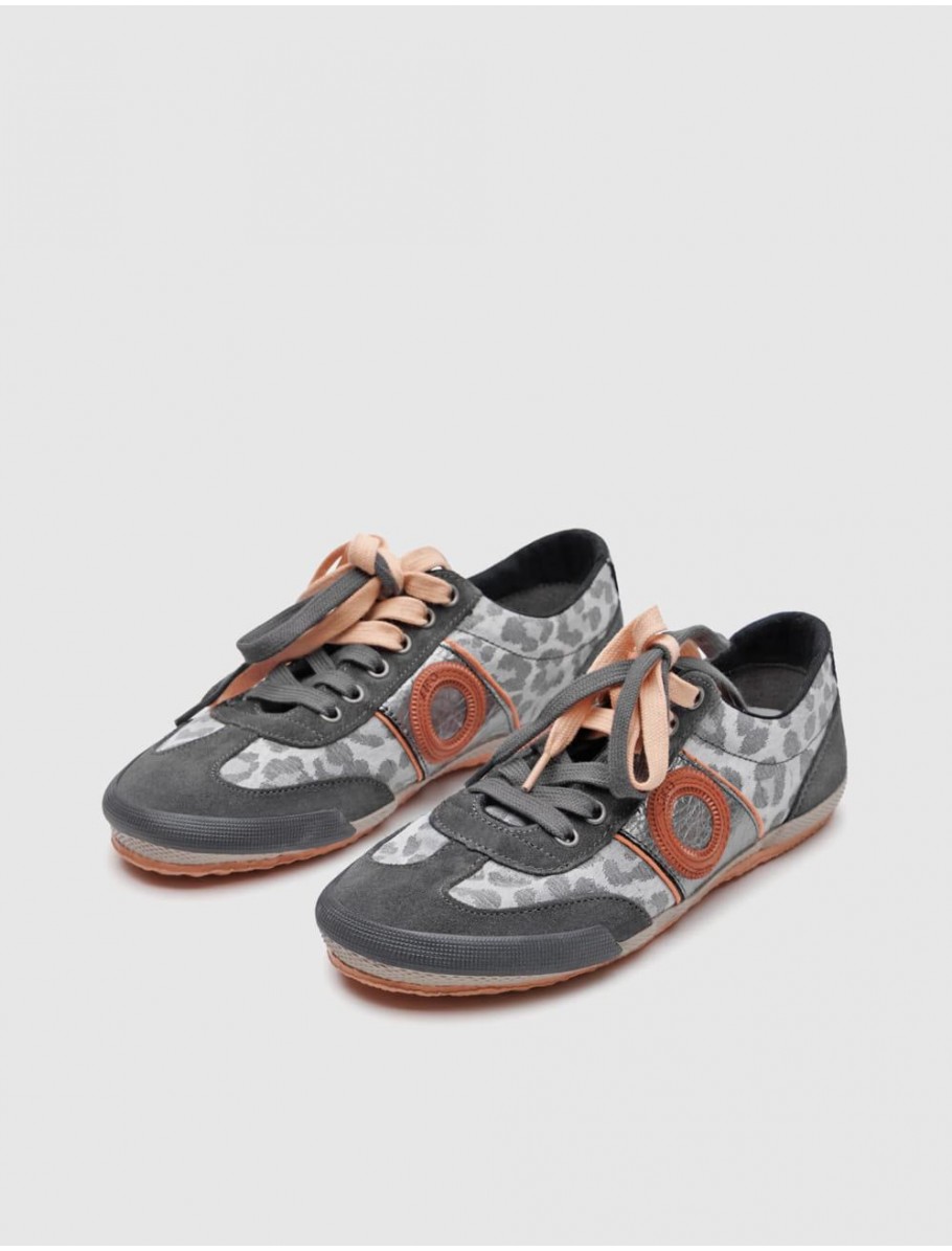 ZAPATILLA ARO MAY PLATA