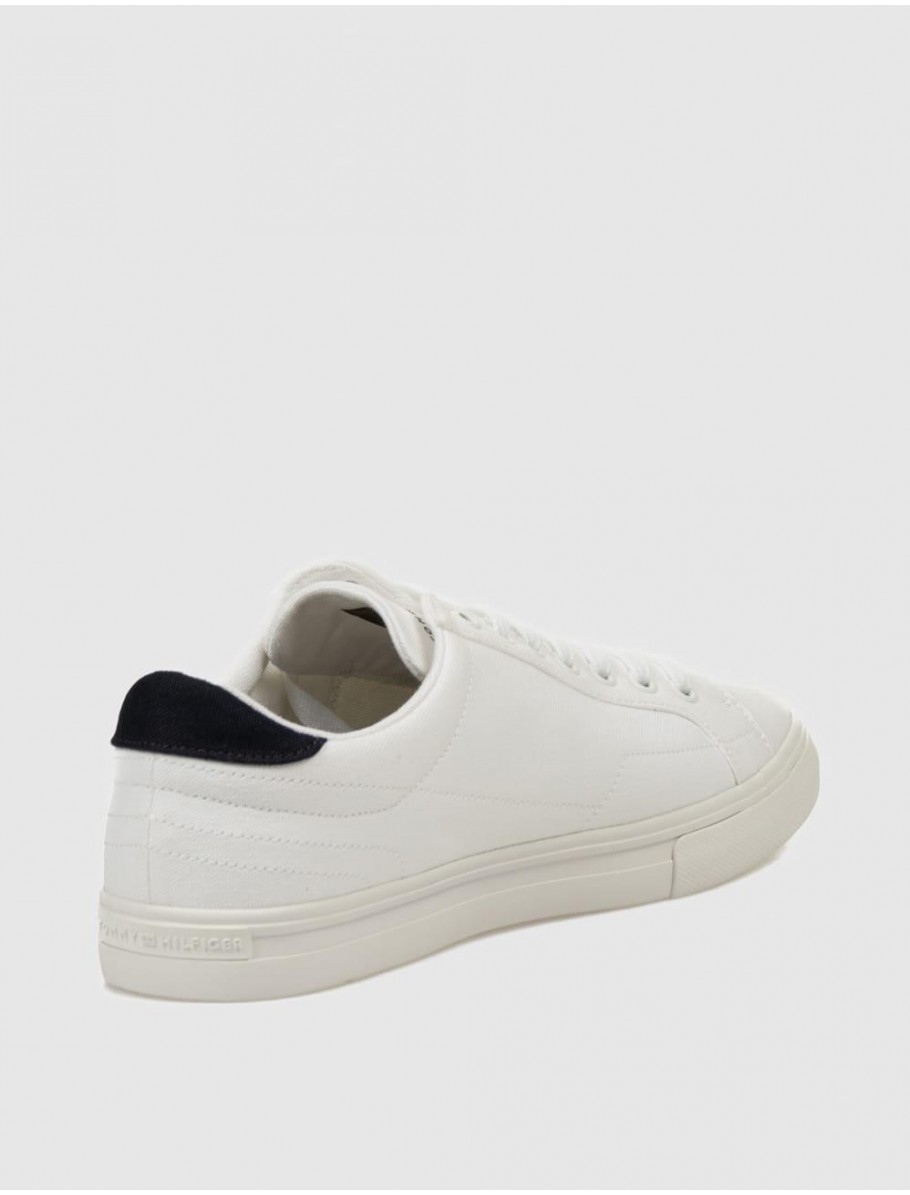ZAPATILLA TOMMY HILFIGER VULC CORE LONG LACE BLANCO
