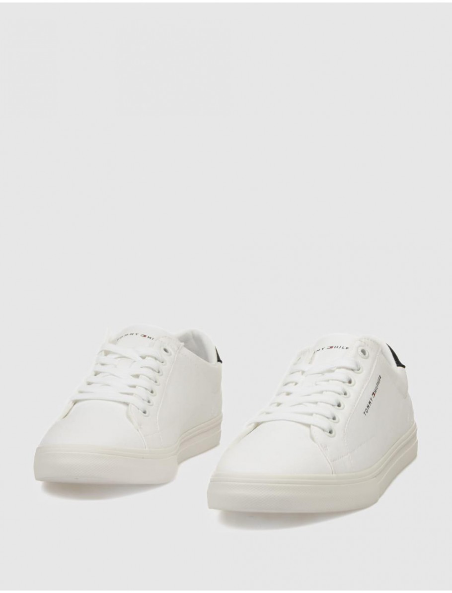 ZAPATILLA TOMMY HILFIGER VULC CORE LONG LACE BLANCO