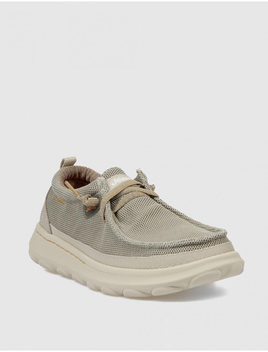 MOCASiN JEEP KAUAI WALLABLE KNIT BEIG