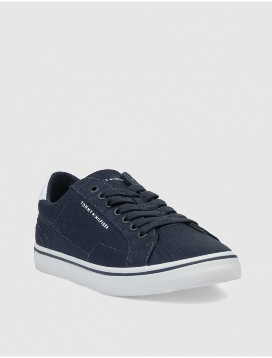 ZAPATILLA TOMMY HILFIGER VULC CORE LONG LACE MARINO
