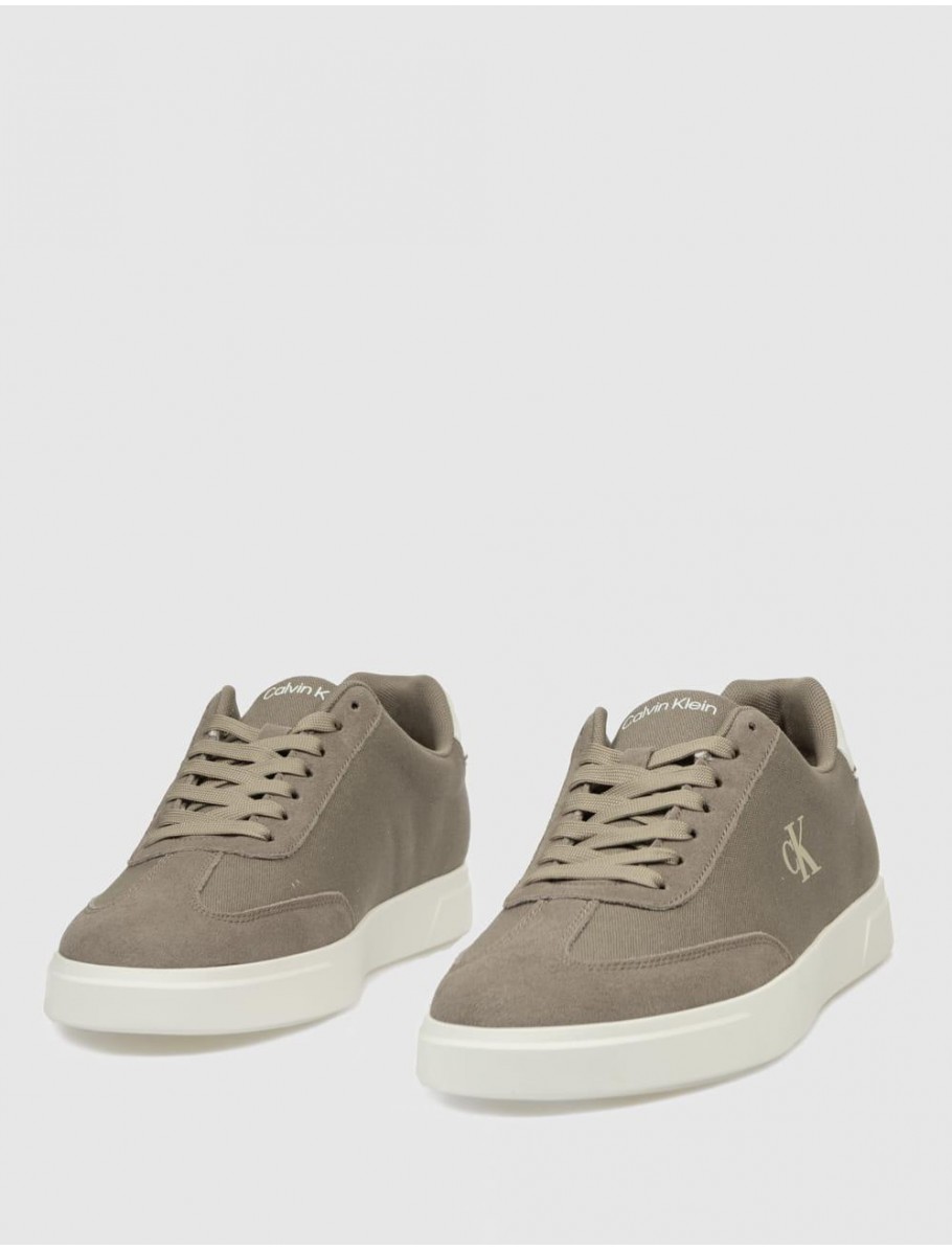 ZAPATILLA CALVIN KLEIN LOW PROF CUPSOLE CV TAUPE