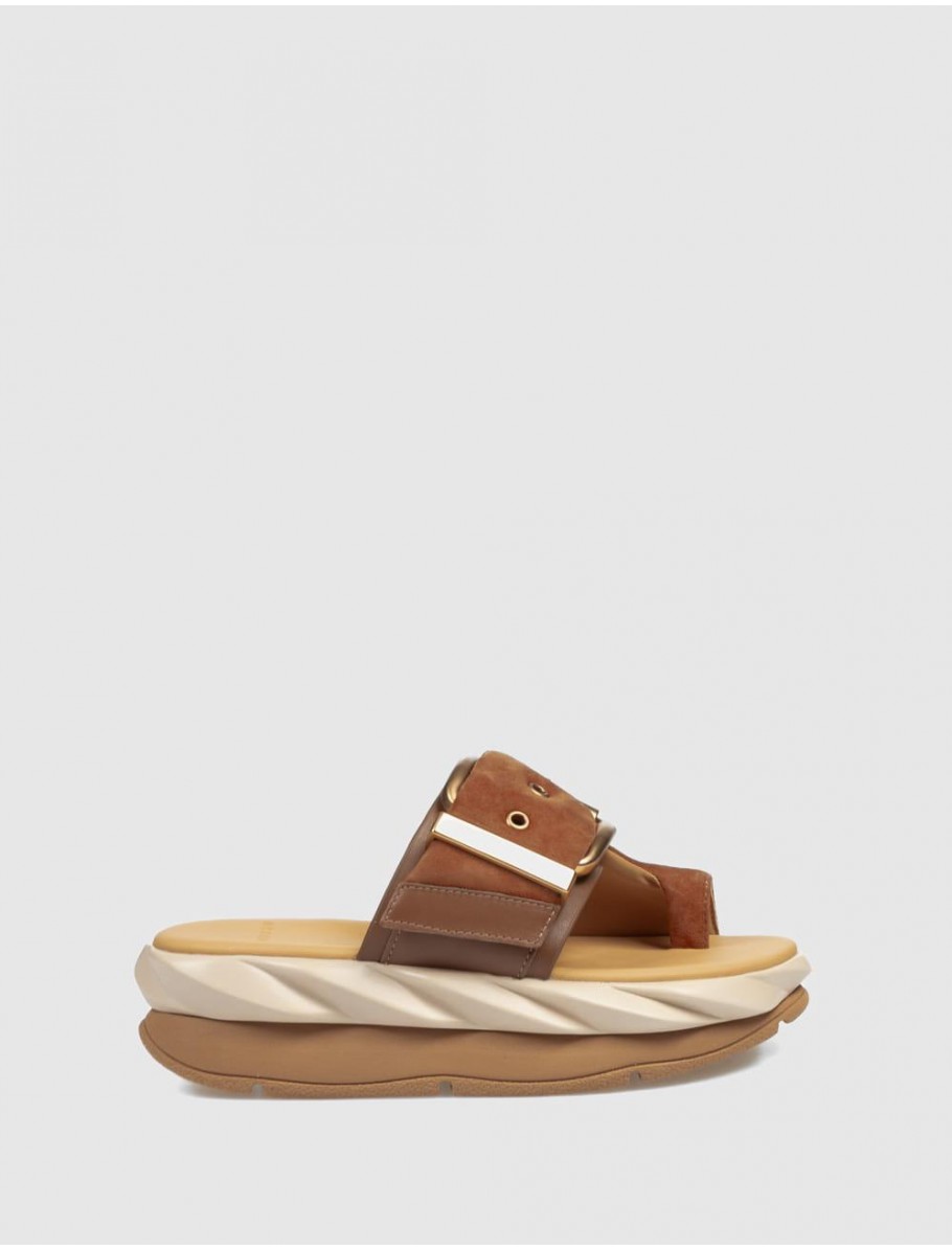 SANDALIA DE DEDO 4CCCCEES 4CS124001 MARRoN