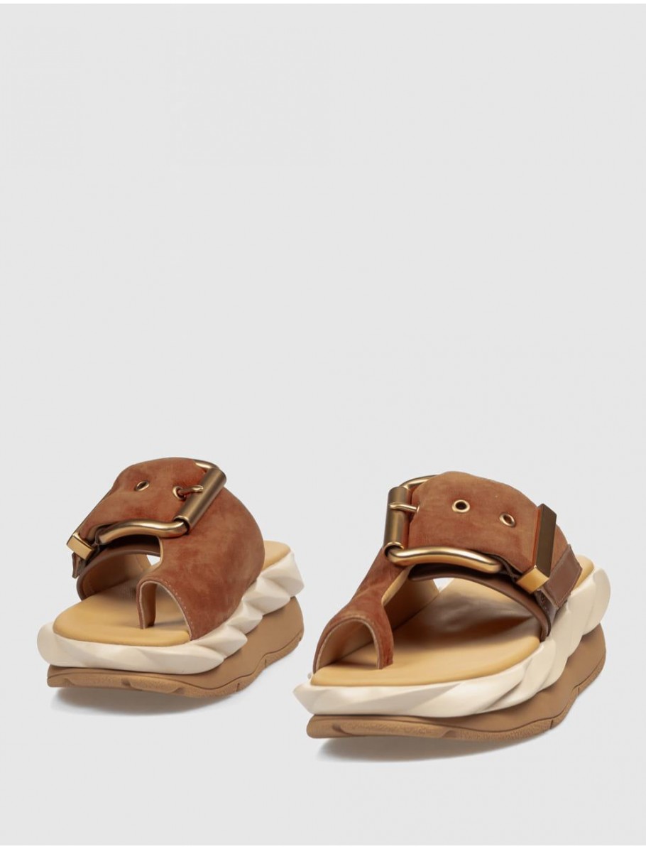 SANDALIA DE DEDO 4CCCCEES 4CS124001 MARRoN