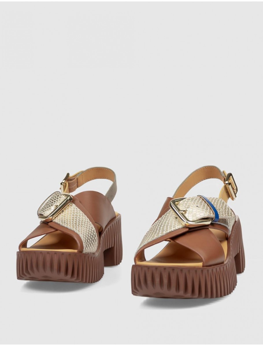 SANDALIA 4CCCCEES 4CS730006 MARRoN