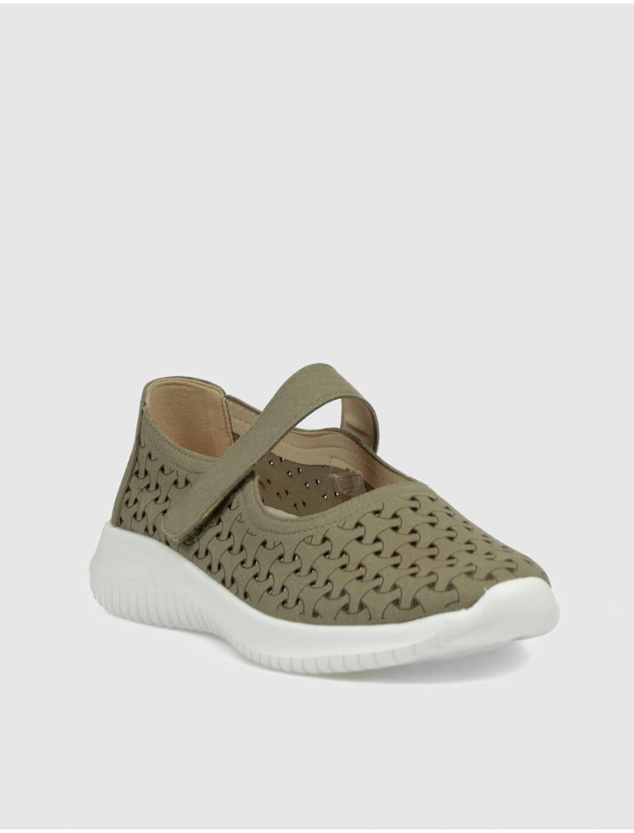 ZAPATO EOLIGEROS ISA KAKI