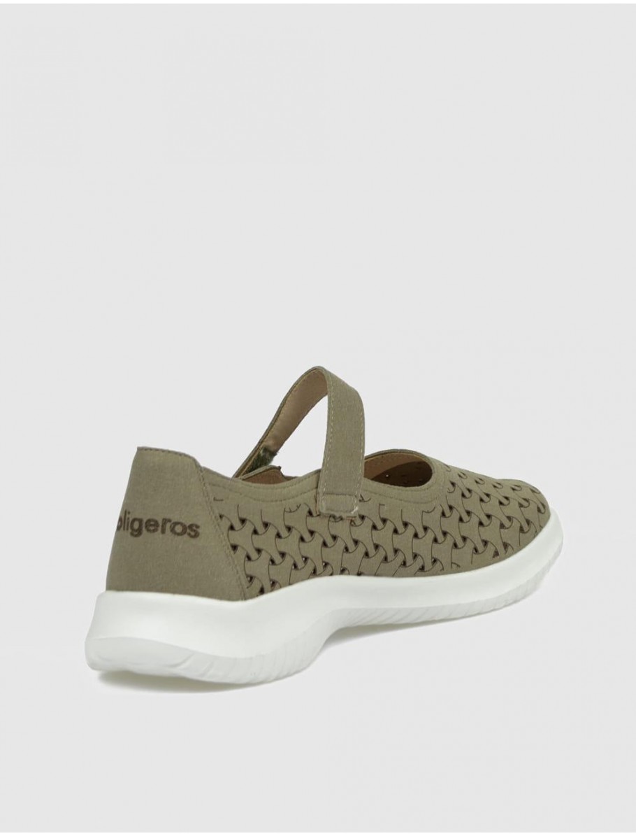 ZAPATO EOLIGEROS ISA KAKI