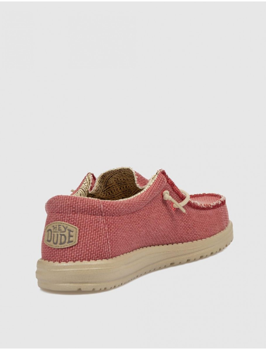ZAPATILLA DUDE WALLY BRAIDED ROJO