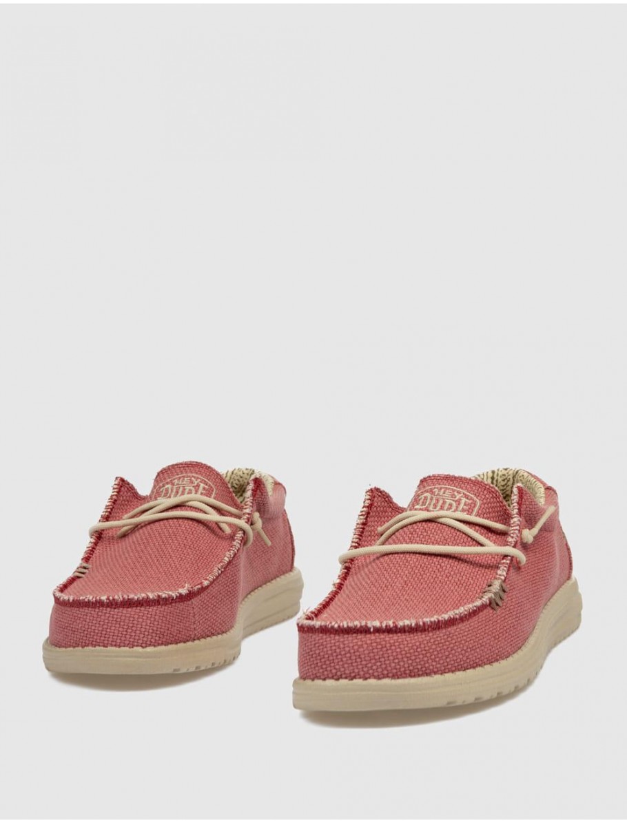 ZAPATILLA DUDE WALLY BRAIDED ROJO