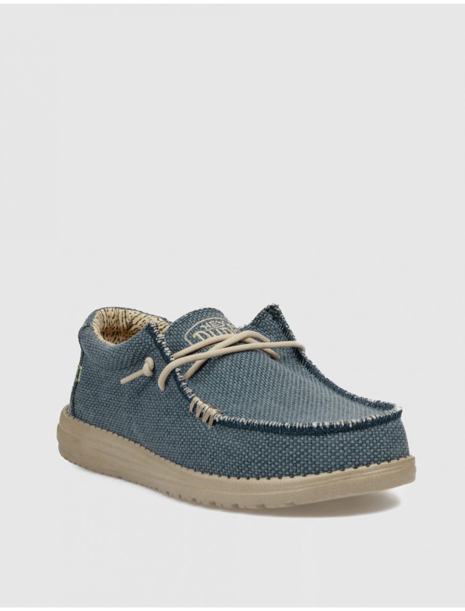 ZAPATILLA DUDE WALLY BRAIDED AZUL