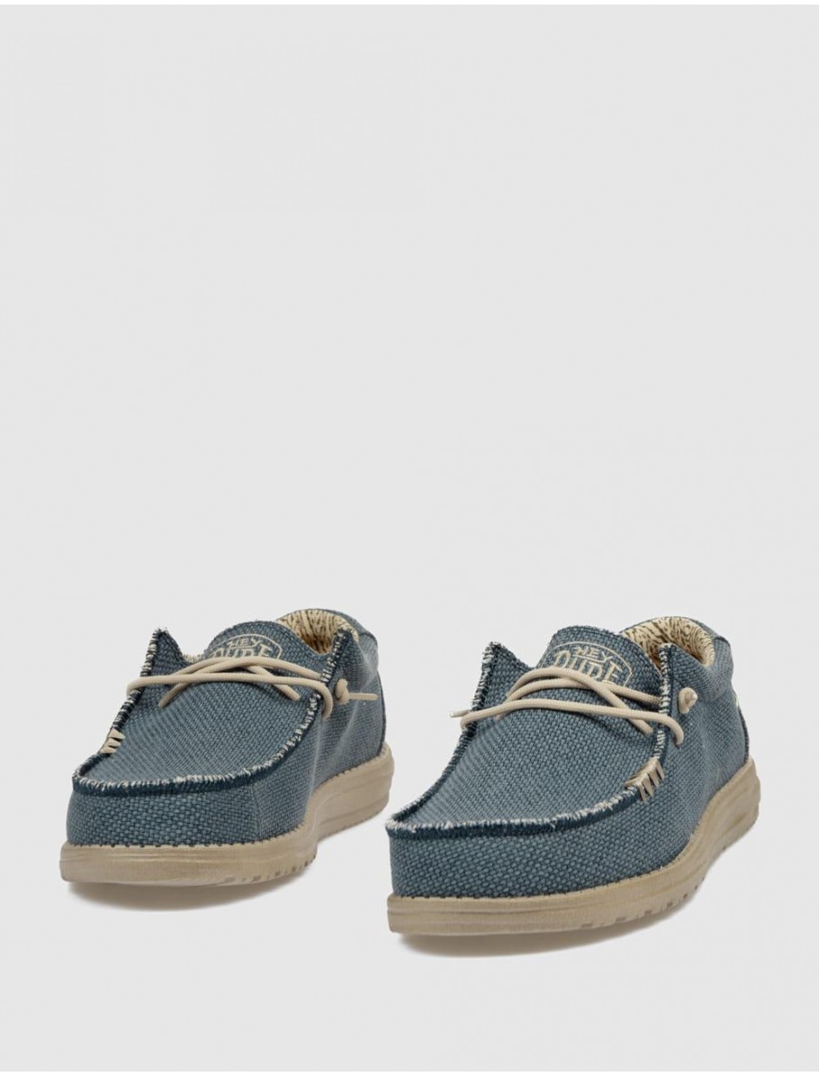 ZAPATILLA DUDE WALLY BRAIDED AZUL