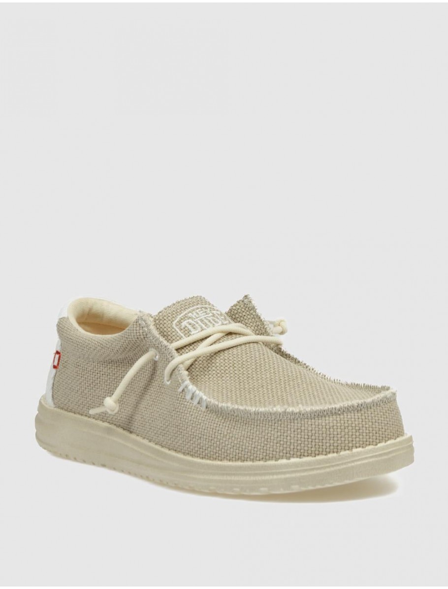 ZAPATILLA DUDE WALLY BRAIDED BEIG